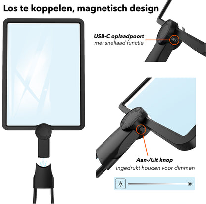 Vicon Vergrootglas Pro met LED Verlichting: 5x vergroting - USB C opladen