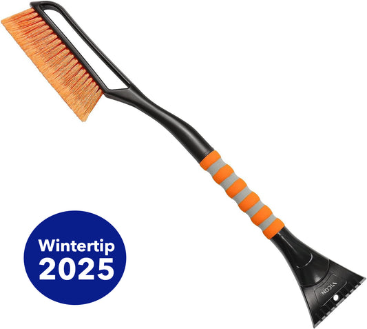 Extra Long 2-in-1 Ice Scraper with Brush