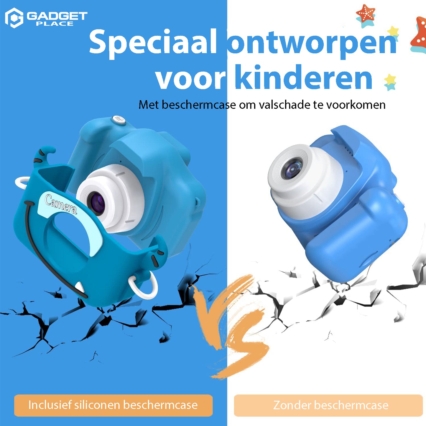 Gadgetplace Digitale Kindercamera met 32GB Geheugenkaart: Foto en Videofunctie