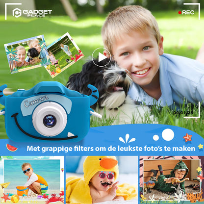 Gadgetplace Digitale Kindercamera met 32GB Geheugenkaart: Foto en Videofunctie