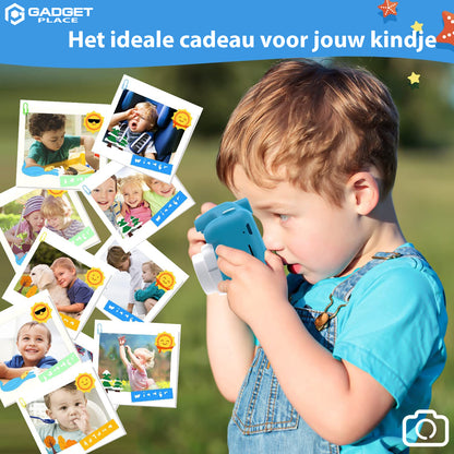 Gadgetplace Digitale Kindercamera met 32GB Geheugenkaart: Foto en Videofunctie