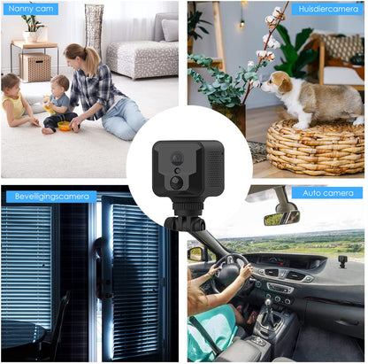 Gadgetplace Spy Camera Pro 1080P Full HD incl. 32GB SD kaart: Nightvision - Voor Binnen en Buiten